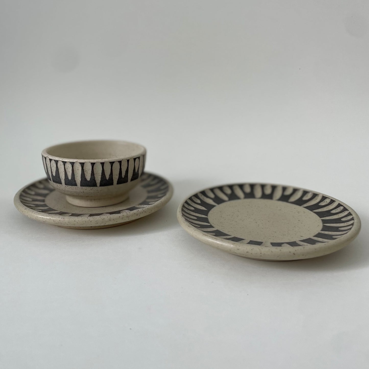 Botana Bowl and Plate Set