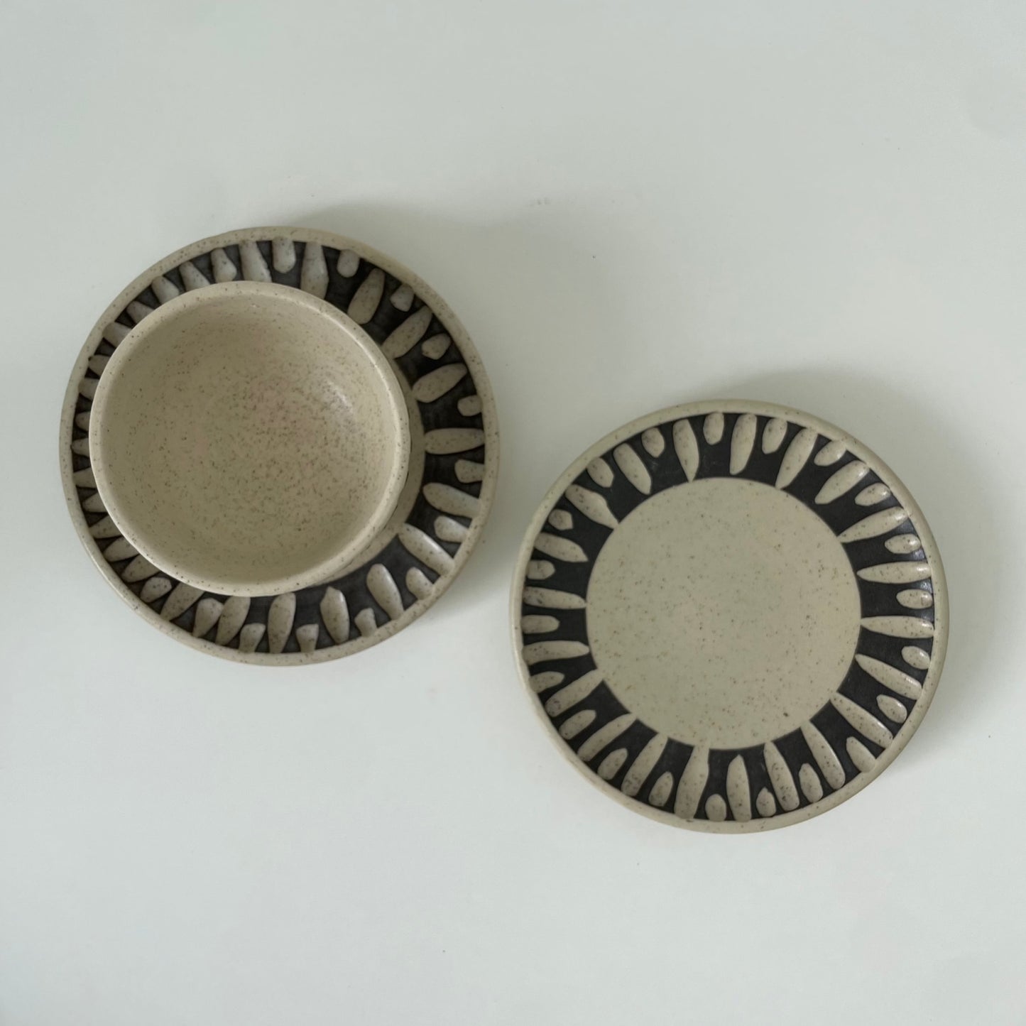 Botana Bowl and Plate Set